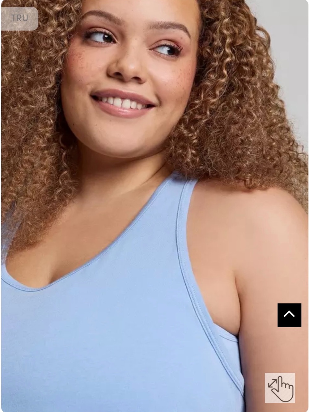 Torrid Performance Cotton Active Tank 2-in-1 Bra - Picture 5 of 10